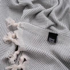 Плед Ardesto Summer 100% хлопок серый 140х190 см Фото 7