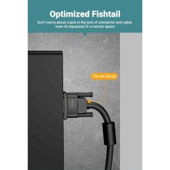 Кабель мультимедийный Vention VGA M to VGA M 1.5m ferrite Фото 10