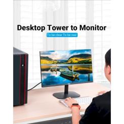 Кабель мультимедийный Vention VGA M to VGA M 1.5m ferrite Фото 3