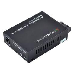 Медиаконвертер FoxGate EC-Q-1G-1SM-1310nm-20-LFP Фото 1