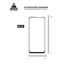 Стекло защитное Armorstandart Pro Realme C63 4G Black Фото 2