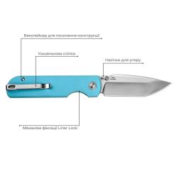 Нож CJRB Nova Blue Фото 4