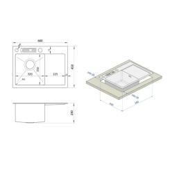 Мойка кухонная Nett NB-6045(R) Фото 3