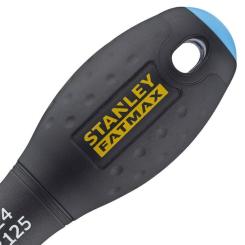 Отвертка Stanley FatMax, шлиц Pz2х125 мм, шестигранник под ключ. Фото 3