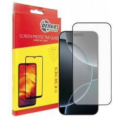 Стекло защитное Dengos Full Glue iPhone 16 Pro (black) Фото
