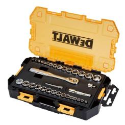 Набор торцевых головок DeWALT 1/4", 3/8", 34 шт. Фото 1
