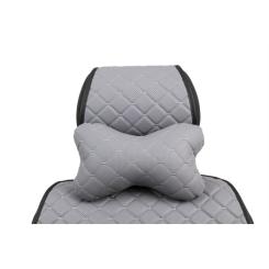 Подушка EVAtech ECO 27х16 см сіра з сірою ниткою Фото 7