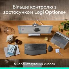 Мышка Logitech MX Ergo S Bluetooth Graphite Фото 7
