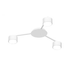 Светильник точечный Videx під лампу 3xGX53 накладний Білий Фото 1