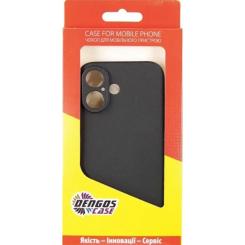 Чехол для мобильного телефона Dengos Carbon iPhone 16 (black) Фото 4