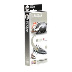 Пазл Eugy 3D Зоопарк Барсук Фото 1