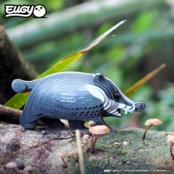 Пазл Eugy 3D Зоопарк Барсук Фото 7