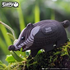 Пазл Eugy 3D Зоопарк Барсук Фото 8