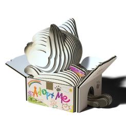 Пазл Eugy 3D Зоопарк Котенок сиамский Фото 4