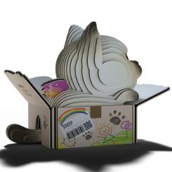 Пазл Eugy 3D Зоопарк Котенок сиамский Фото 6