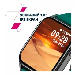 Смарт-часы Canyon Chatter SW-58 BT-CALL Black Green Фото 10