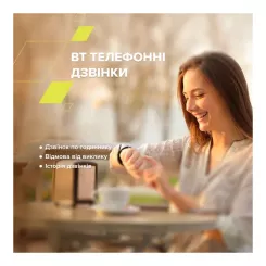 Смарт-часы Canyon Chatter SW-58 BT-CALL Black Green Фото 4