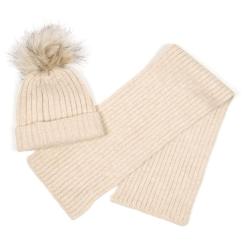 Шапка детская Na з шарфом Фото 1
