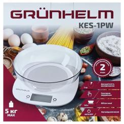 Весы кухонные Grunhelm KES-1PW Фото 4