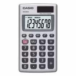 Калькулятор Casio HS-8VA-W-E, серебряный Фото
