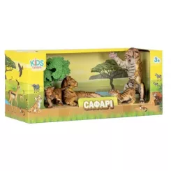 Фигурка Kids Team набор Сафари семья Тигров Фото 1