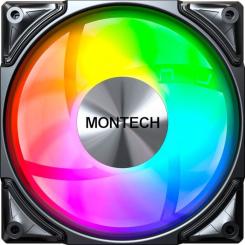 Кулер для корпуса MONTECH METAL PRO 12 ARGB PWM BLK Фото 1