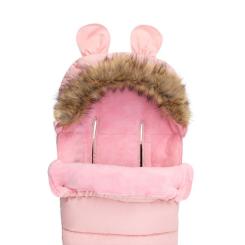 Зимний конверт MoMi Sleeping bag pink Фото 1