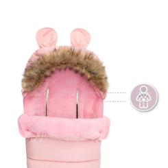 Зимний конверт MoMi Sleeping bag pink Фото 6