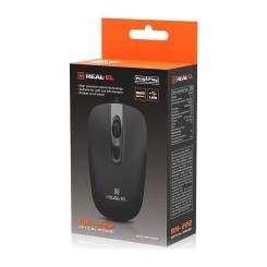Мышка REAL-EL RM-222 USB Black/Gray Фото 8