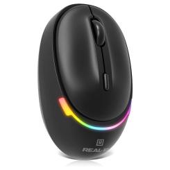 Мышка REAL-EL RM-440W Wireless/Bluetooth Black Фото 4