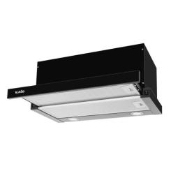 Вытяжка кухонная Ventolux GARDA 60 BK (1100) LED Фото 1