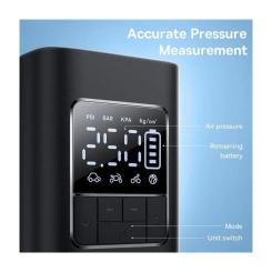 Автомобильный компрессор Baseus Super Mini Pro Black Фото 5