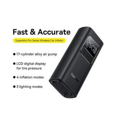 Автомобильный компрессор Baseus Super Mini Pro Black Фото 8