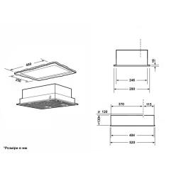 Вытяжка кухонная Interline BASIC BL A/60/PB Фото 8