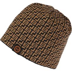 Шапка Brain з патерном 56 Black/brown Фото 1