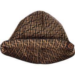 Шапка Brain з патерном 56 Black/brown Фото 3