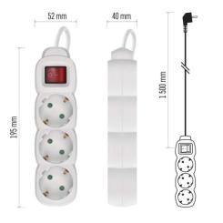 Сетевой удлинитель EMOS P1321 Фото 7