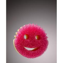 Губки кухонные Scrub Daddy Scrub Mommy Рожево-фіолетова 1 шт. Фото 1
