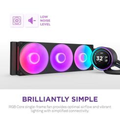 Система жидкостного охлаждения NZXT Kraken Elite RGB 360mm AIO Фото 10