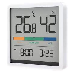 Метеостанция Xiaomi Miiiw Temperature Humidity Clock White S210 Фото