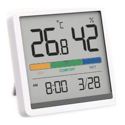Метеостанция Xiaomi Miiiw Temperature Humidity Clock White S210 Фото 1