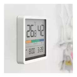 Метеостанция Xiaomi Miiiw Temperature Humidity Clock White S210 Фото 4
