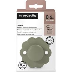 Пустышка Suavinex Wonder физиологическая, 0-6 мес. зеленая Фото 2