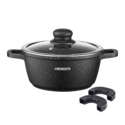 Кастрюля Ardesto Gemini Anzio, 1.8л, алюміній, чорний Фото 8