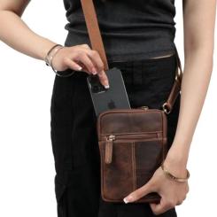 Сумка Visconti S10 Remi Oil Tan Фото 8