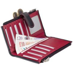 Кошелек Visconti CD23 Jade Black Red Фото 3