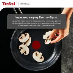 Сковорода Tefal Nordica, 28см, нержавіюча сталь Фото 5