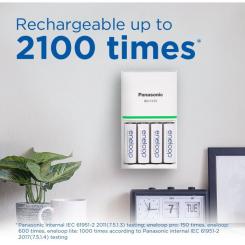 Аккумулятор Panasonic AA Eneloop 2000mAh NI-MH * 2 Фото 7