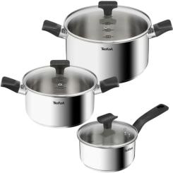 Набор посуды Tefal Delicious, 6предметів, нержавіюча сталь, бакеліт, Фото