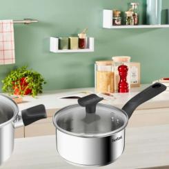Набор посуды Tefal Delicious, 6предметів, нержавіюча сталь, бакеліт, Фото 4